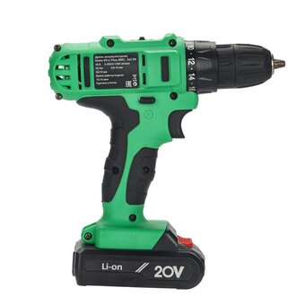  Дрель-шуруповерт Zitrek Green 20-Li Plus (083-1115) 
