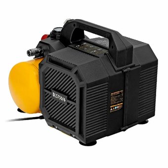  Компрессор поршневой Denzel DLS750/6 (58019) желтый/черный 
