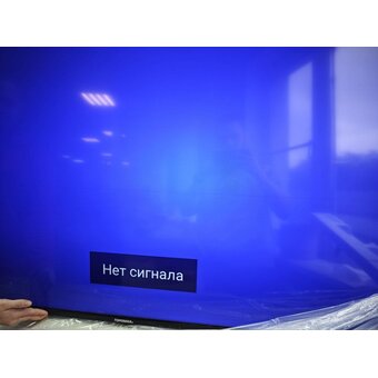 УЦ Телевизор TOPOMAX TM65UDSBK черный (плохая упаковка, полоса ближе к центру) 