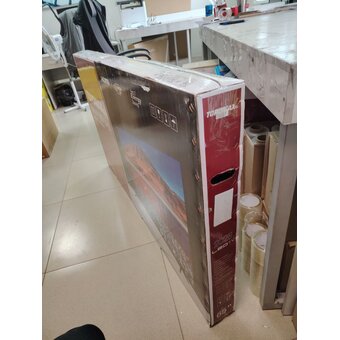  УЦ Телевизор TOPOMAX TM65UDSBK черный (плохая упаковка, полоса ближе к центру) 