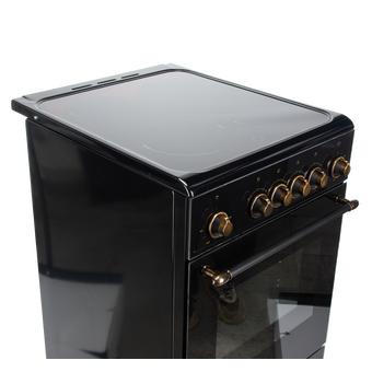  Кухонная плита De Luxe 506004.23эс-121 черный 