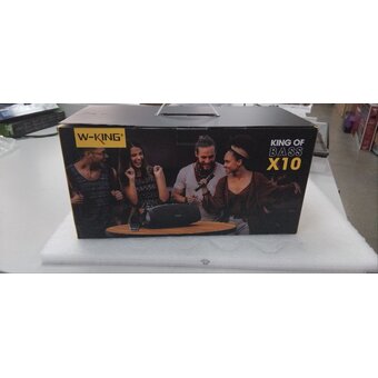  УЦ Портативная колонка W-King X10+ (One mic) черный (без микрофона) 