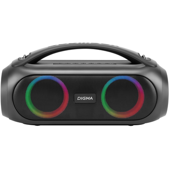  Колонка портативная Digma D-PS1530 черный/черный 