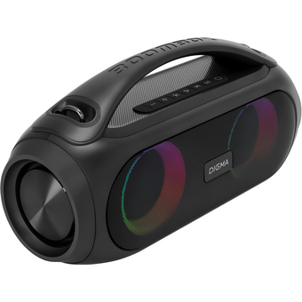  Колонка портативная Digma D-PS1530 черный/черный 