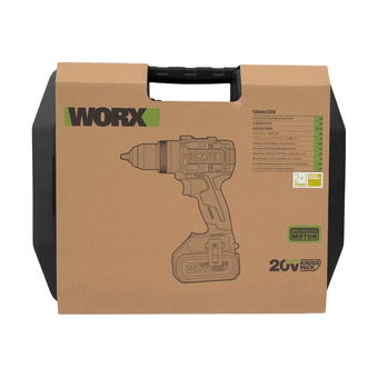  Дрель-шуруповерт WORX Professional WU373.2 ударная 2АКБ+ЗУ 