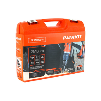  Аккумуляторная дрель-шуруповерт Patriot BR 216Li UES-h 