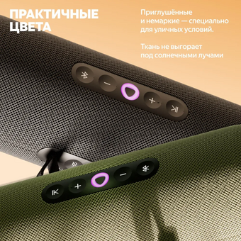  Умная колонка ЯНДЕКС Стрит Алиса YNDX-00030GRN зеленый 