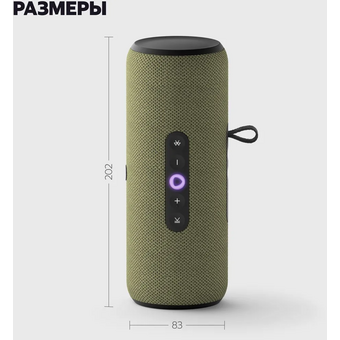  Умная колонка ЯНДЕКС Стрит Алиса YNDX-00030GRN зеленый 