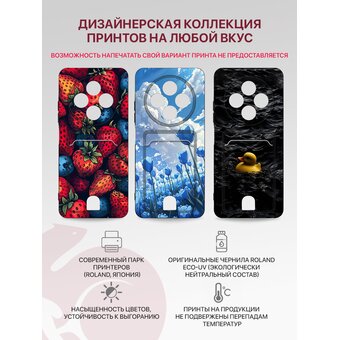 Чехол силиконовый Card Holder на Samsung A36 (5G), Samsung A56 (5G) с карманом, покрытие силиконовый Card Holder-touch, с защитой камеры, черный с принтом (Самсунг Галакси А36 А366 А56 А566) 