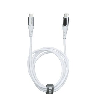  Кабель Philips DLC9100W/74 Display USB C-USB C 100W 1.2м белый 