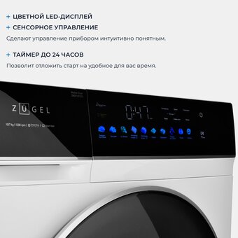  Стиральная машина ZUGEL ZWDF107121I 