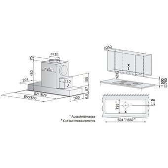  Вытяжка V-ZUG AiroClearCabinet V4000 AE4T-64010 сталь 