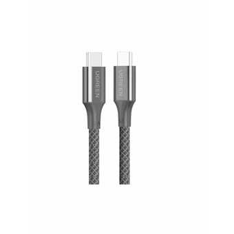  Кабель UGREEN L502 (65250) USB-C to USB-C PD Fast Charging Braided Cable 5A Max 2m Black 