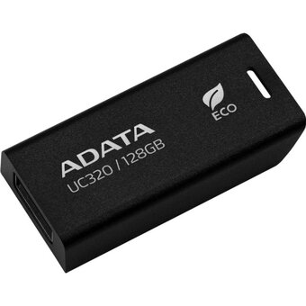  USB-флешка A-DATA UC320 (UC320-128G-RBK/BK) 128GB USB 3.2, черный выдвижной 