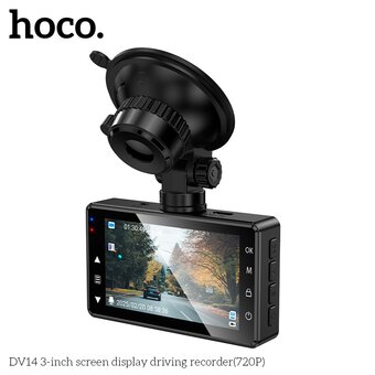  Видеорегистратор HOCO DV14 3-inch screen display 720P серый 