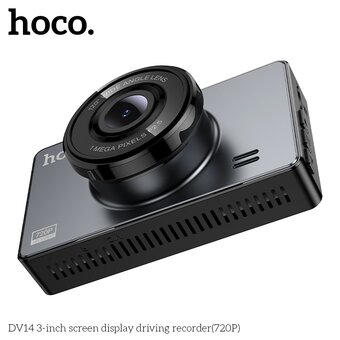  Видеорегистратор HOCO DV14 3-inch screen display 720P серый 