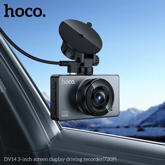  Видеорегистратор HOCO DV14 3-inch screen display 720P серый 