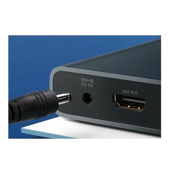  Переключатель UGREEN CM201 (50745EU) HDMI 4×1 Quad Multi-Viewer with 5V 1A power adapter*1 EU Black 