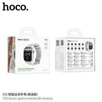  Smart-часы HOCO Y33 Smart sports watch call version серебристый 