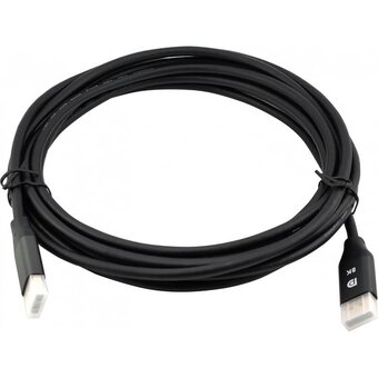  Кабель аудио-видео Cactus CS-DP-DP-1.4-5 DisplayPort(m)/DisplayPort(m) 5м позолоч.конт. черный 