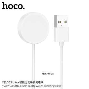  Беспроводное ЗУ HOCO Y23/Y23 Ultra Smart sports watch charging cable white 
