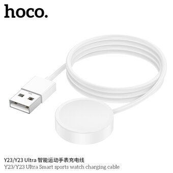  Беспроводное ЗУ HOCO Y23/Y23 Ultra Smart sports watch charging cable white 