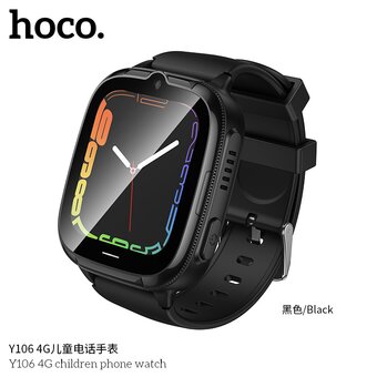  Детские смарт-часы HOCO Y106 4G черный 