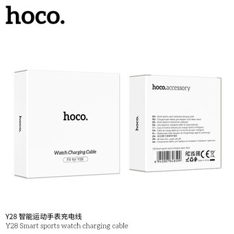  Беспроводное ЗУ HOCO Y28 Smart sports watch charging cable черный 