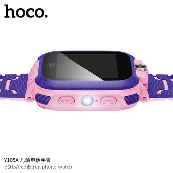 Детские смарт-часы HOCO Y105A розовый 