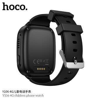  Детские смарт-часы HOCO Y106 4G черный 