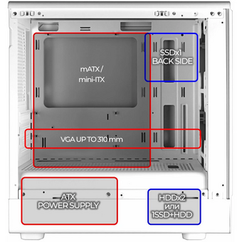  Корпус Ginzzu CL460 