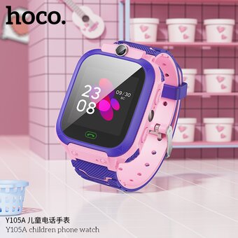  Детские смарт-часы HOCO Y105A розовый 
