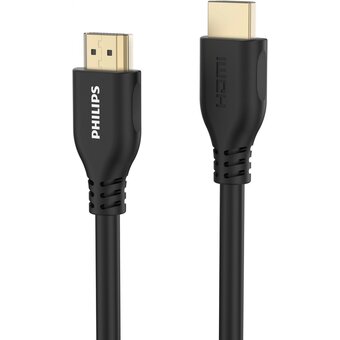  Кабель HDMI Philips SWV4150/56 2.0 PVC HDMI:4Kx2K@60Hz 28AWG OD6.5mm 5M, Black 