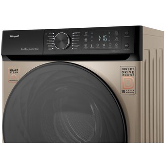  Стиральная машина Weissgauff WM 59411 Direct Drive Inverter Steam Champagne 