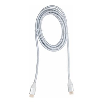  Кабель аудио-видео Cactus CS-HDMI.2.1-3 HDMI(m)/HDMI(m) 3м позолоч.конт. серебристый 