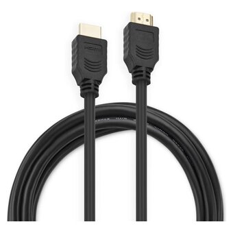  Кабель аудио-видео Buro BHP HDMI 2.0, HDMI (m)/HDMI (m)2м позолоченные контакты черный 