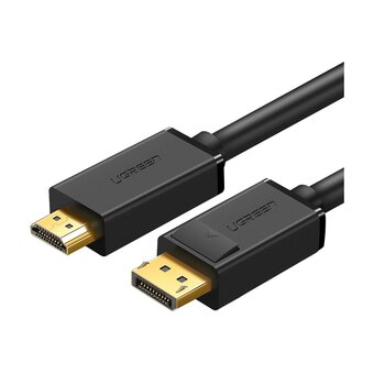  Кабель UGREEN DP101 10238 DP Male to HDMI Male Cable 1m Black 