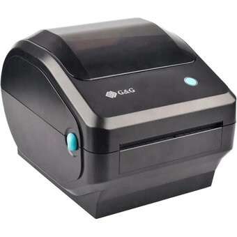  Термопринтер G&G GG-D410 203dpi 152мм/с/USB для печ.накл. черный 