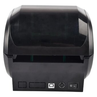  Термопринтер G&G GG-D410 203dpi 152мм/с/USB для печ.накл. черный 