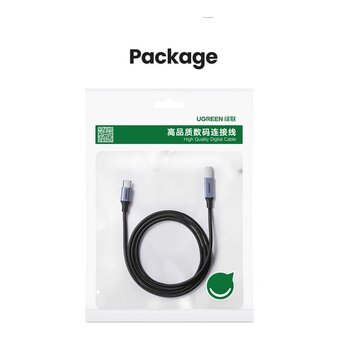  Кабель UGREEN US370 (45106) USB-C 2.0 To USB-B 2.0 Print Cable 2m Black 