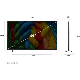  Телевизор LG 86NANO81A6A.ARUG 