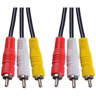  Кабель Perfeo R3103 3RCA-3RCA (1.5м) 