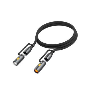  Кабель ACEFAST AF-J4-BK Multi-Function Charging Data Cable USB-C+ Led Light + Cigarette Lighter Black 