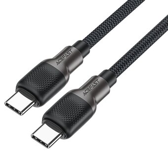  Дата-кабель ACEFAST C10-03 USB-C to USB-C silicone braid charging data cable 1,2м черный 