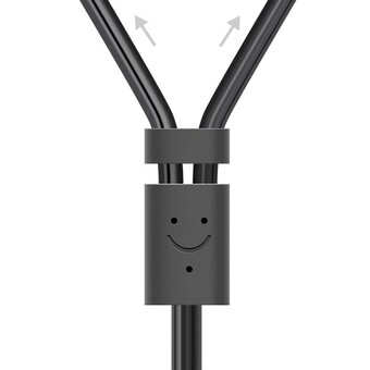  Кабель UGREEN AV102 10772 3.5mm Male to 2RCA Male Audio Cable 1m Gray 