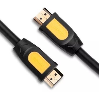  Кабель UGREEN HD101 10115 HDMI Male To Male Round Cable 1m Yellow/Black 