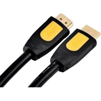  Кабель UGREEN HD101 10115 HDMI Male To Male Round Cable 1m Yellow/Black 