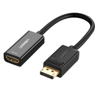  Конвертер UGREEN MM137 (40363) DP to HDMI Female Converter 4K*2K 30Hz Black 
