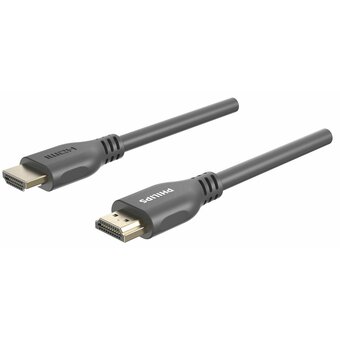  Кабель HDMI Philips SWV7110C/56 2.1 Ultra High Speed HDMI (R) 30AWG OD6.0mm 1.5M, Gray 