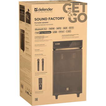  Портативная колонка DEFENDER Sound Factory 65093 